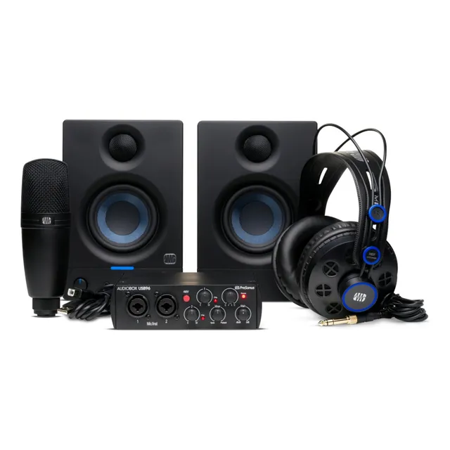 Presonus Audiobox 96 Studio Ultimate Bundle Color Negro
