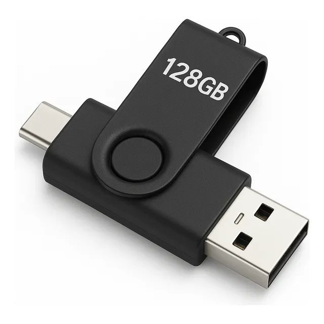 Pendrive 128gb Usb Tipo-c Otg Celular Carro Pc