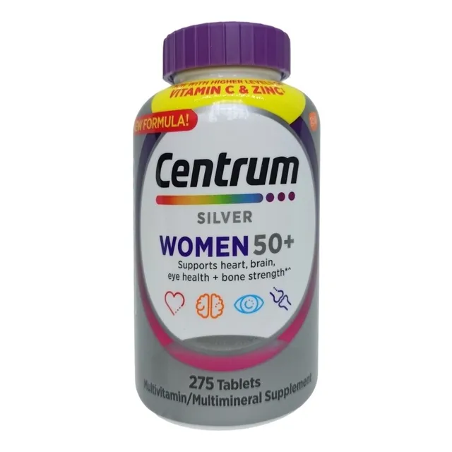 Centrum Silver. Multivitaminico (mujer+50) 275 Cápsulas