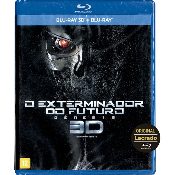 Blu-ray 3d + 2d O Exterminador Do Futuro 5 Gênesis - Lacrado