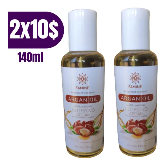 Aceite De Argán 140ml X2