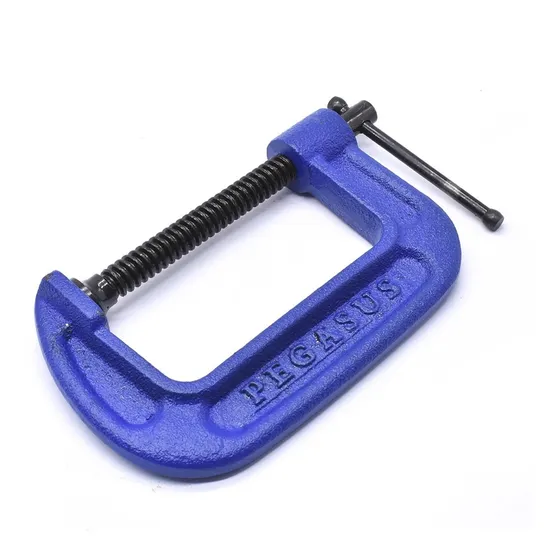 Prensa Tipo G 5 Metalica Azul Pegasus  Prg025