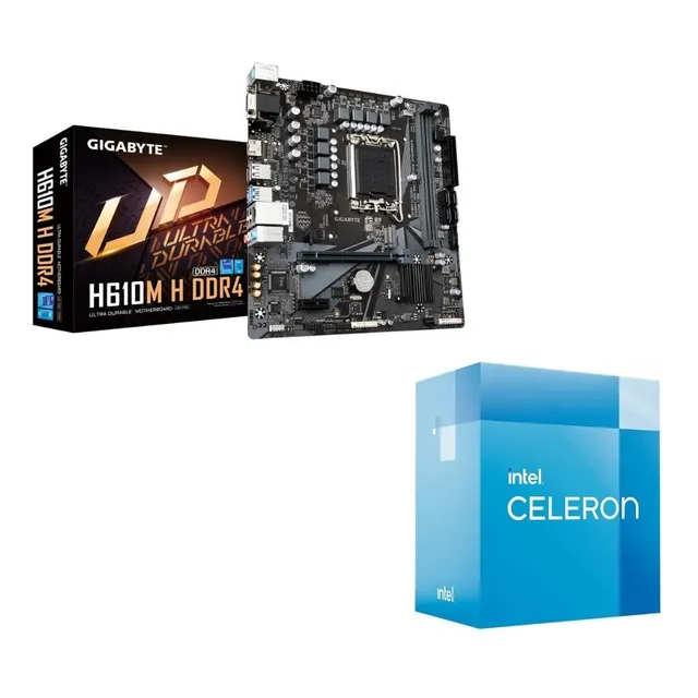Kit Actualización Intel Celeron G6900 Gigabyte H610 Kt
