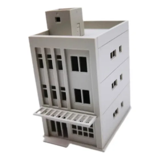 Escena De Maqueta De Arquitectura 8.3cmx12cmx14.7cm