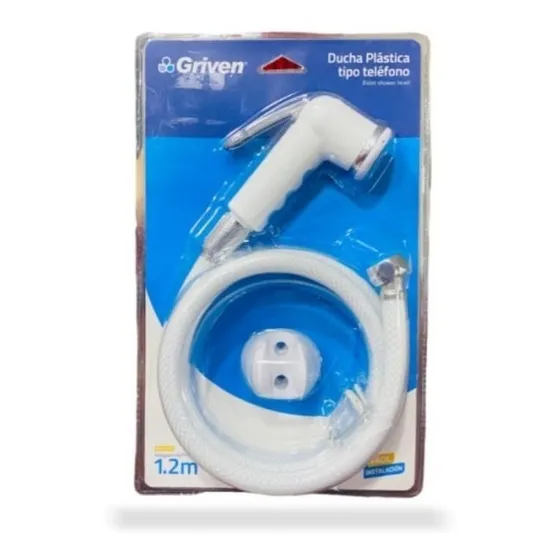 Ducha Teléfono Pvc Para Baño Griven 1,2mts 