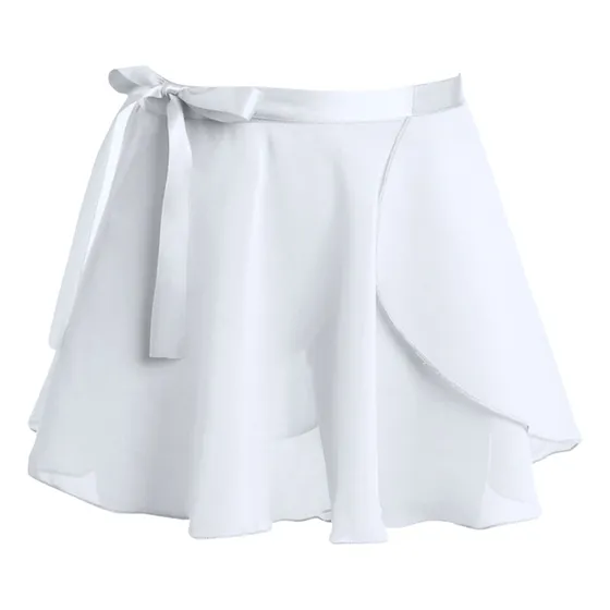 Falda Envolvente Para Ballet - Blanco