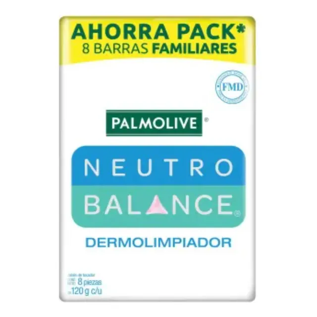 3 Pza Jabón De Tocador En Barra Palmolive Neutro Balance Der