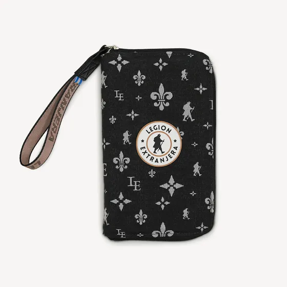Porta Pasaporte Amelie Black
