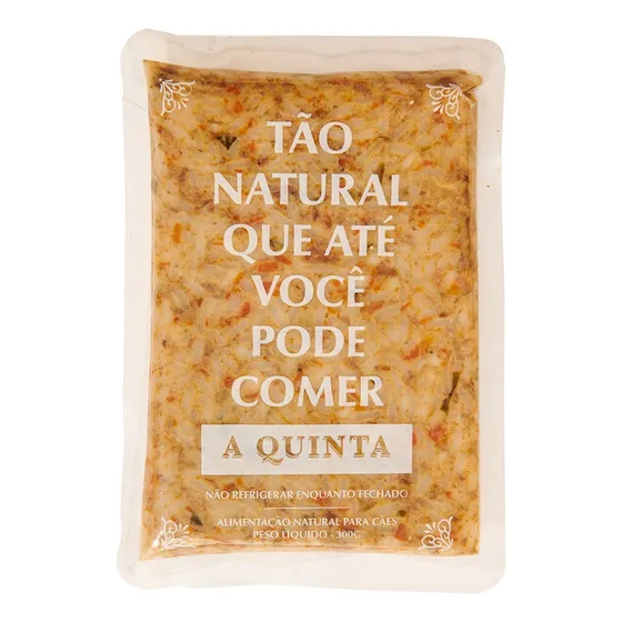 Ração Natural A Quinta Risoto Suino Com Abobora P - Cãe 300g