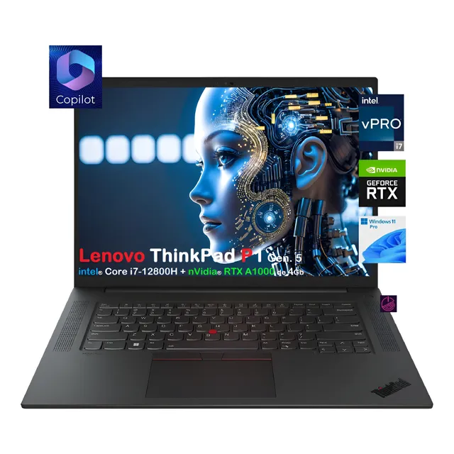 Thinkpad P1 Gen.5  Core I7-12800h 32gb 1tb 16-4k Rtx 6gb W11