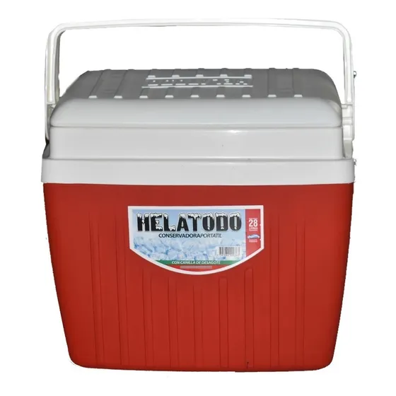 Heladera Conservadora Portatil Helatodo - 28 Litros - Roja