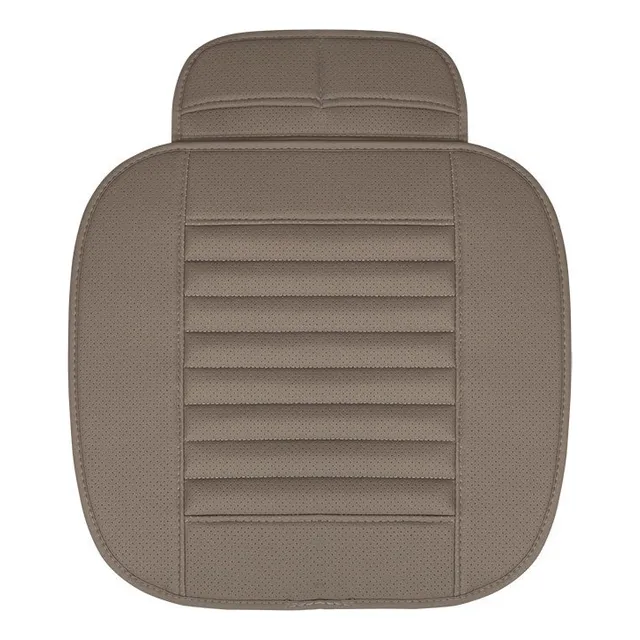 Carbón Bambú Transpirable Cuero Cubre Asiento Universal Auto