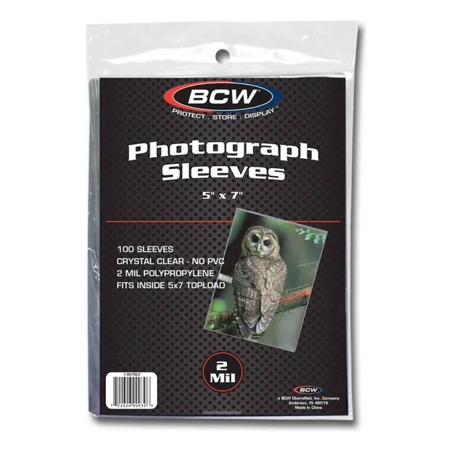 Fundas De Fotos Bcw De 13x18 Cm Para 1-5 Fotos