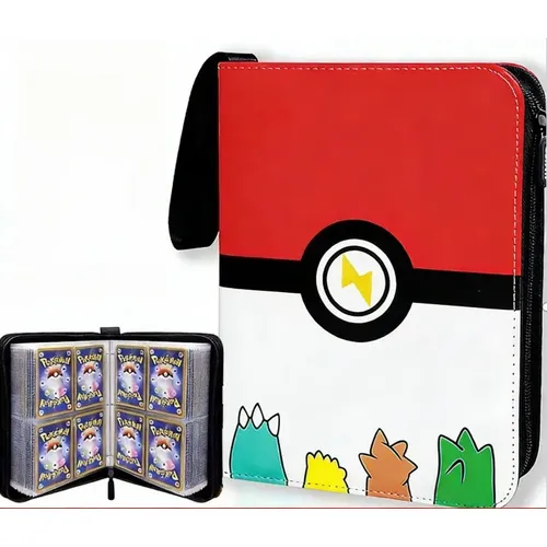 Álbum De Cartas Con 30 Páginas Y Capacidad Para 240 Tarjetas – Funda De Polipropileno, Impermeable Y Sin Ácido, Ideal Para Pokémon, Yugioh Y Deportivas