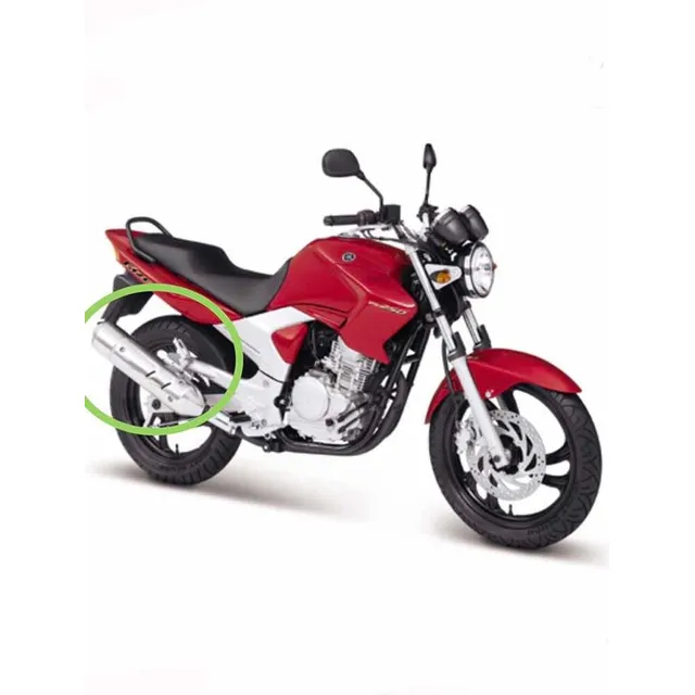 Escape Silenciador Yamaha Ybr 250 Original Oulet Con Detalle