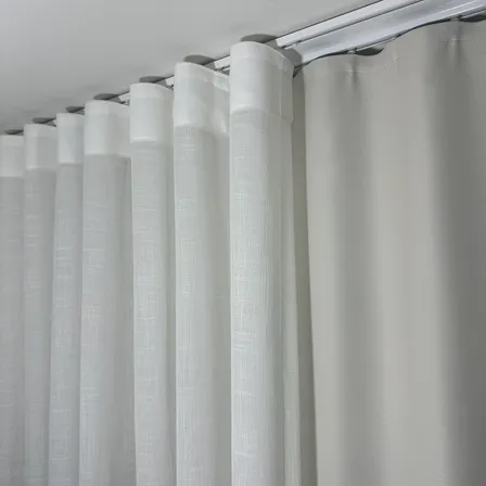 Cortina Linho Blackout 100% 6,00m Sob Medida Trilho Duplo