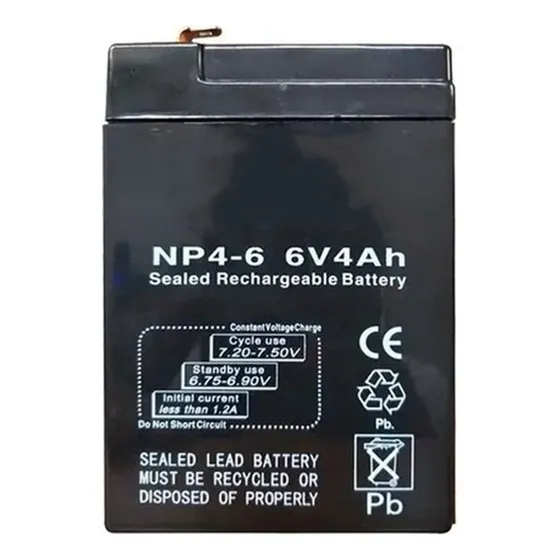  Matrix Bateria 6v 4ah  Matrix Para Lampara De Emergencia