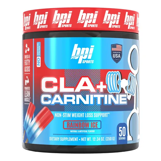 Suplemento Bpi Sports Cla + Carnitina Rainbow Ice 370 Ml