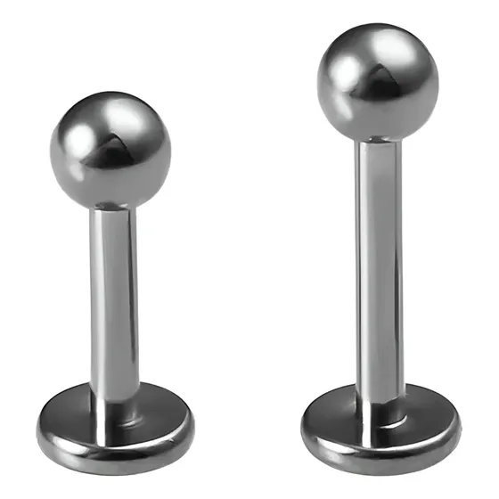 Piercing Swti125 ,1 Unidad ,labret  Bola Titanium 1.2x8x3 ,