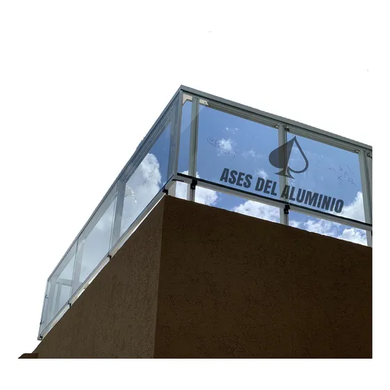 Baranda De Aluminio Y Vidrio