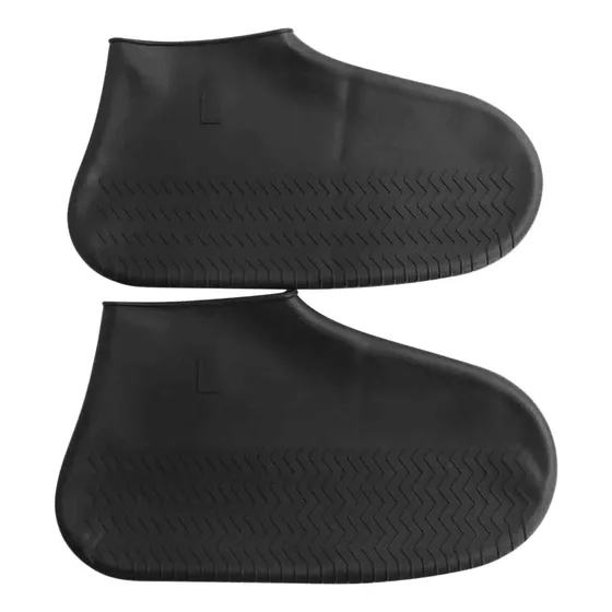 Protector Cubre Zapatillas Silicona Negro 29cm Lluvia