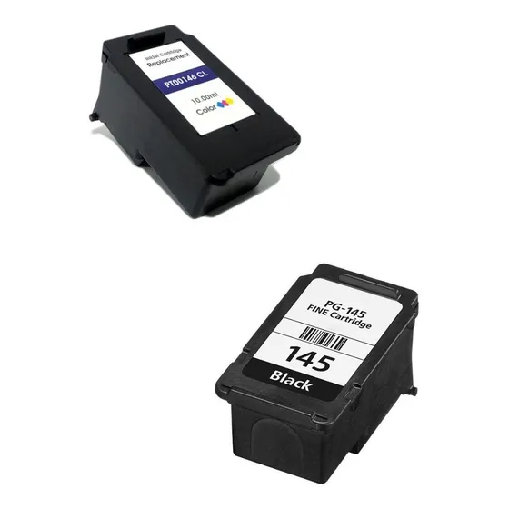 Kit Cartucho Tinta Compativel Para Uso Canon Cl-146 Pg-145bk