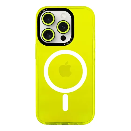 Carcasa Neon Con Lentes Para iPhone 16 / 16 Pro / 16 Pro Max