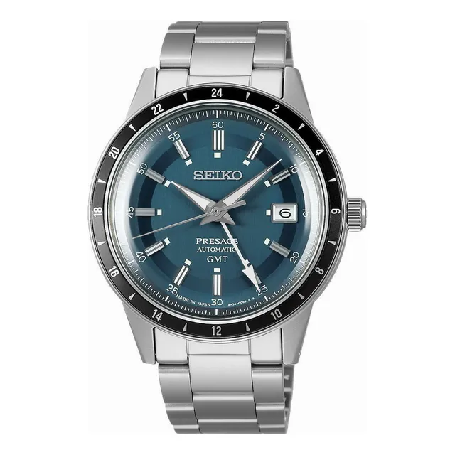 Reloj Seiko Presage Automatic Style 60's Vintage Gmt Ssk009j1 Vg