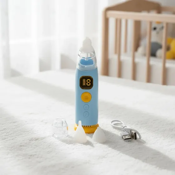 Aspirador nasal elétrico recarregável