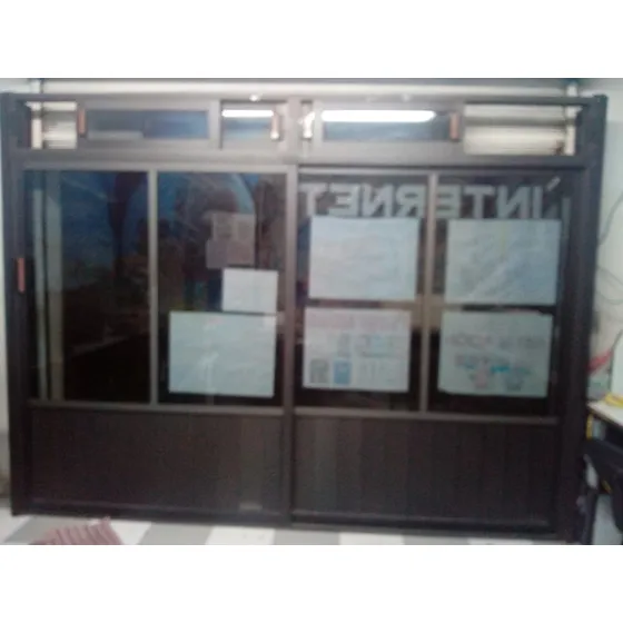 Cancel Aluminio Con Cristal Friltrasol