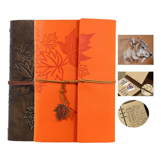 Libreta Vintage De Piel Grande A5 Cuaderno Sketchbook, 2 Pzs Libreta Vintage De Piel Grande A5 Cuaderno Sketchbook, 2 Pzs