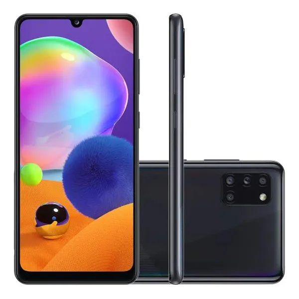 Smartphone Samsung Galaxy A31 128gb Preto4gb Ram 6,4 Cor Preto - Bom (Recondicionado)