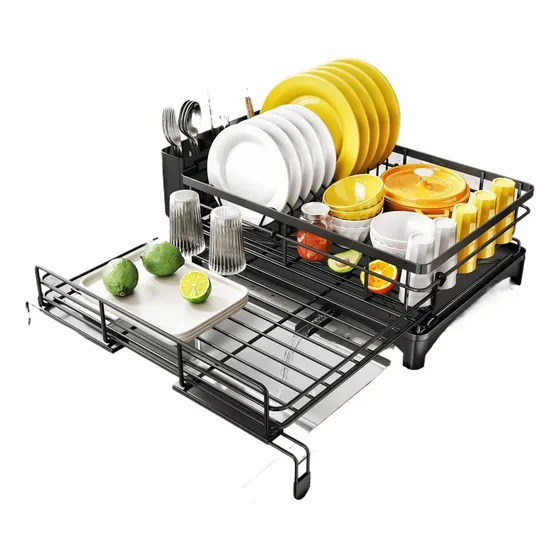 Escurridor De Platos Extensible, Escurridor De Platos Grande