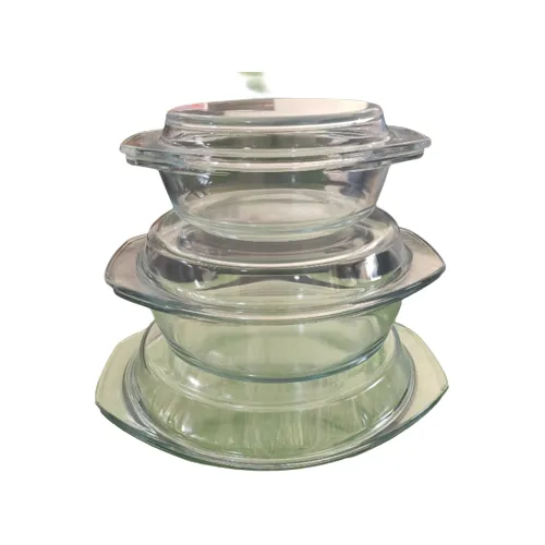 Juego De 3 Refractario Redondo Con Tapa Sujoya 260227