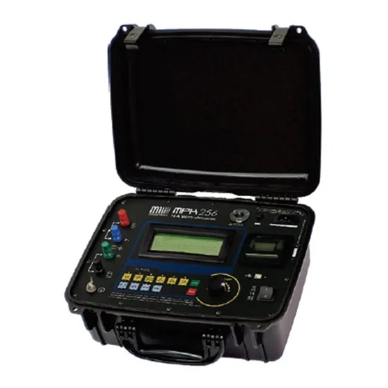 Microhmimetro 10 A Megabras Mpk256 Com Certificado E Nf