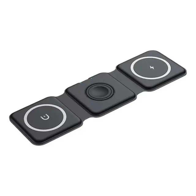 Base De Carga Inalambrica Plegable 3 En 1 
