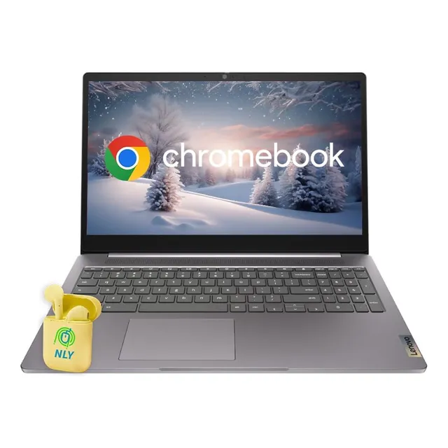 Lenovo Ideapad Chromebook Laptop, 15.6  Fhd Display, Dual...