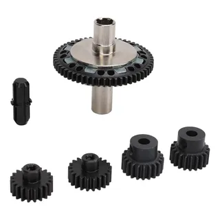 Set De Engranajes Rc Negro Negro, 57 T, 0,8 Modos, Acero End Set De Engranajes Rc Negro Negro, 57 T, 0,8 Modos, Acero End