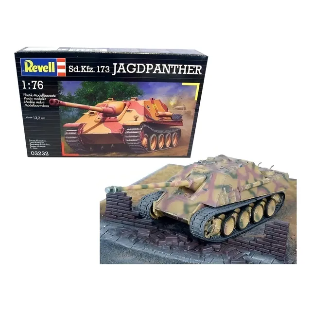 Tanque Sd.kfz. 173 Jagdpanther 1/76 Model Kit Revell