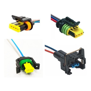 Conector Chicote Bico Injetor Atuador / Tps / Temperatura Ar Conector Chicote Bico Injetor Atuador / Tps / Temperatura Ar