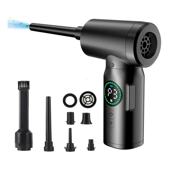 Aspiradora Mini Recargable Soplador Potente Computador 
