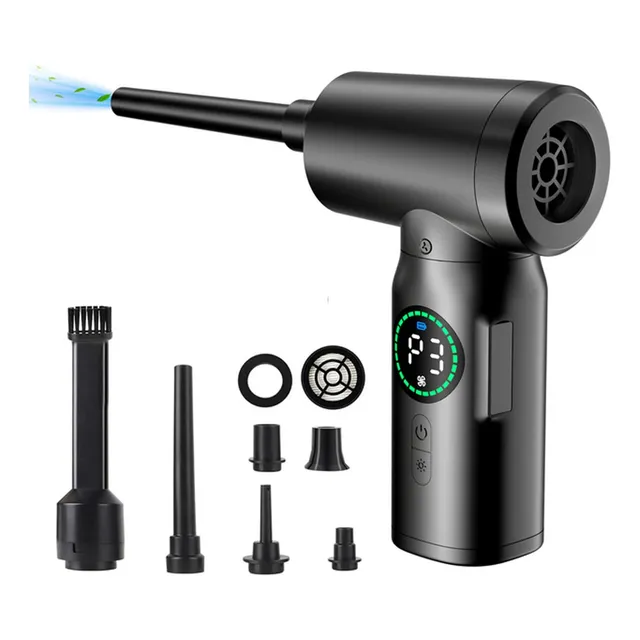 Aspiradora Mini Recargable Soplador Potente Computador 