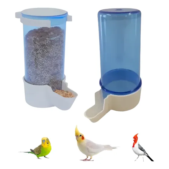 Kit Comedouro Automático + Bebedouro - Calopsita-pássaros 
