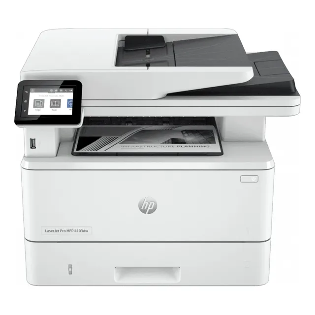 Multifuncional Hp Laserjet Pro Mfp 4103dw Blanco Y Negro