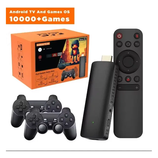 Game Y Tv Stick. Consola De Videojuegos Retro Y Tv Hd 4k