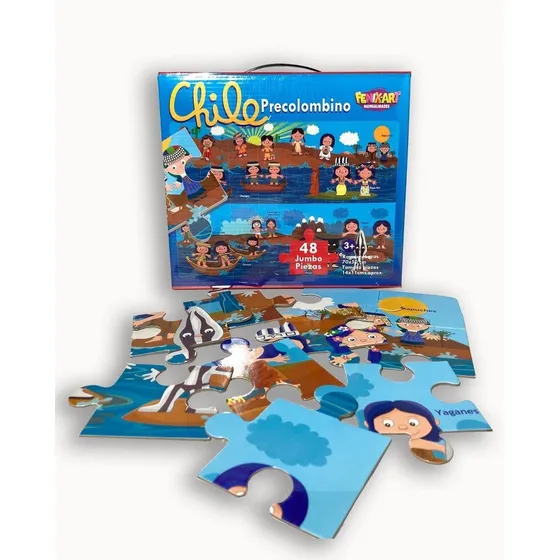 Puzzle Chile Precolombino 70x50 Cm