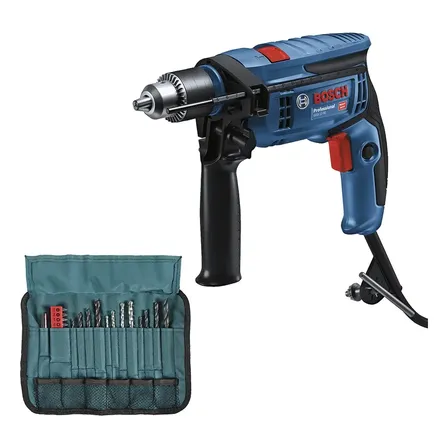 Furadeira De Impacto 1/2 Gsb 13re 750w Bosch +brinde 220v Nf Conforme Foto 220v