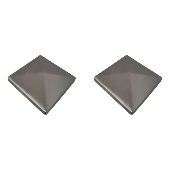 Tapa Reja X2 Caño 80x80 Semi Plano Aplique Columna Piramide