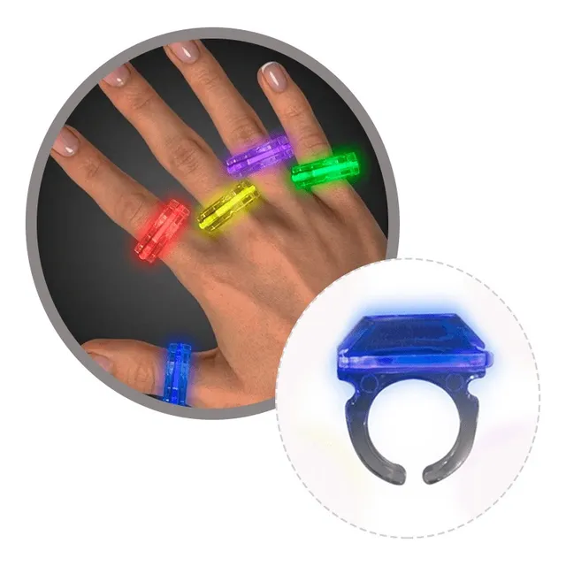 Anillo Luminoso Glow Stick Neón