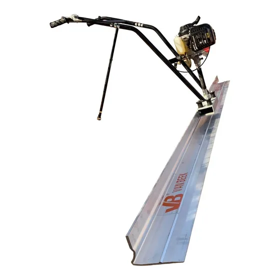 Regla Alisadora De Concreto 4' Tvb4-e Con Motor